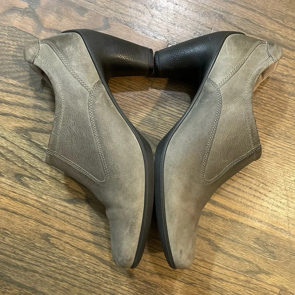 Ecco Sculpted Low Cut Ankle Leather Heeled Boots EU 41 - Picture 6 of 14